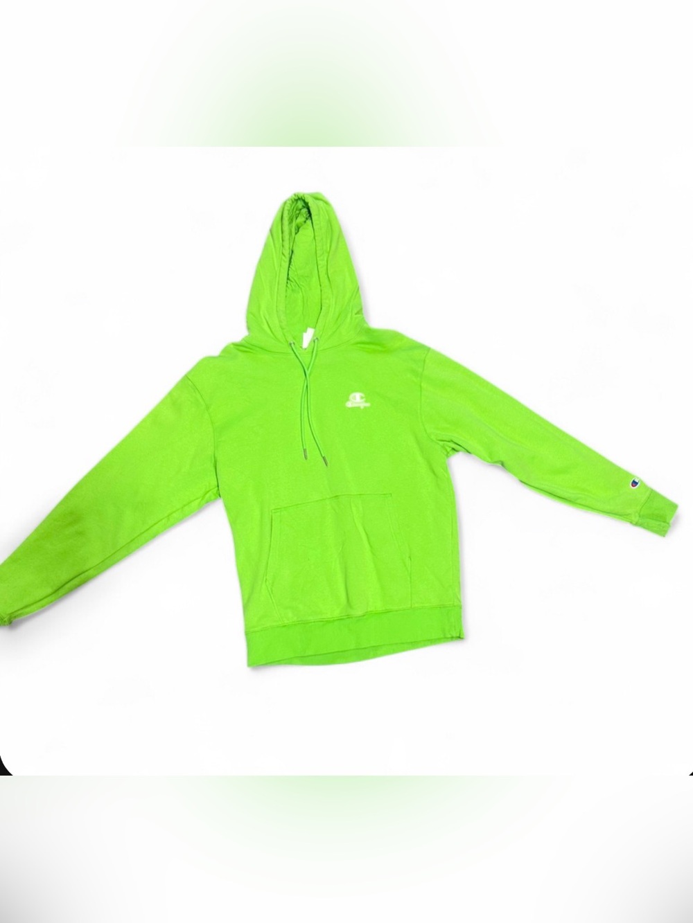 Champion Bright Lime Green Classic Fleece Hoodie